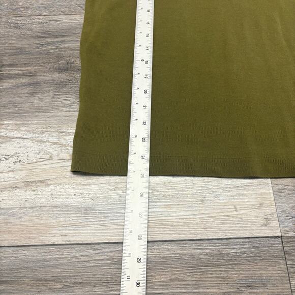 Lacoste Olive Green Mens 5 Crocodile Logo Short Sleeve Pique Tennis Polo Shirt L - Picture 8 of 10